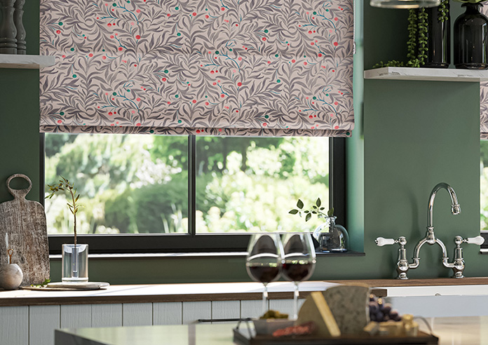 Malory, Charcoal - Roman Blind - Image 5